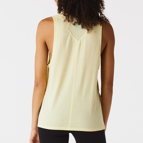 Jordan Women's Diamond Tank In Citron Tint Black Size Medium - Picture 2 of 5